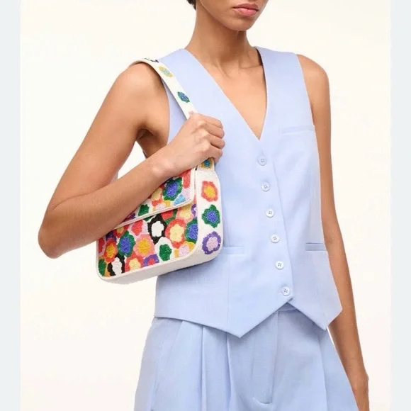 STAUD Tommy Beaded Shoulder Bag - Picture 10 of 10